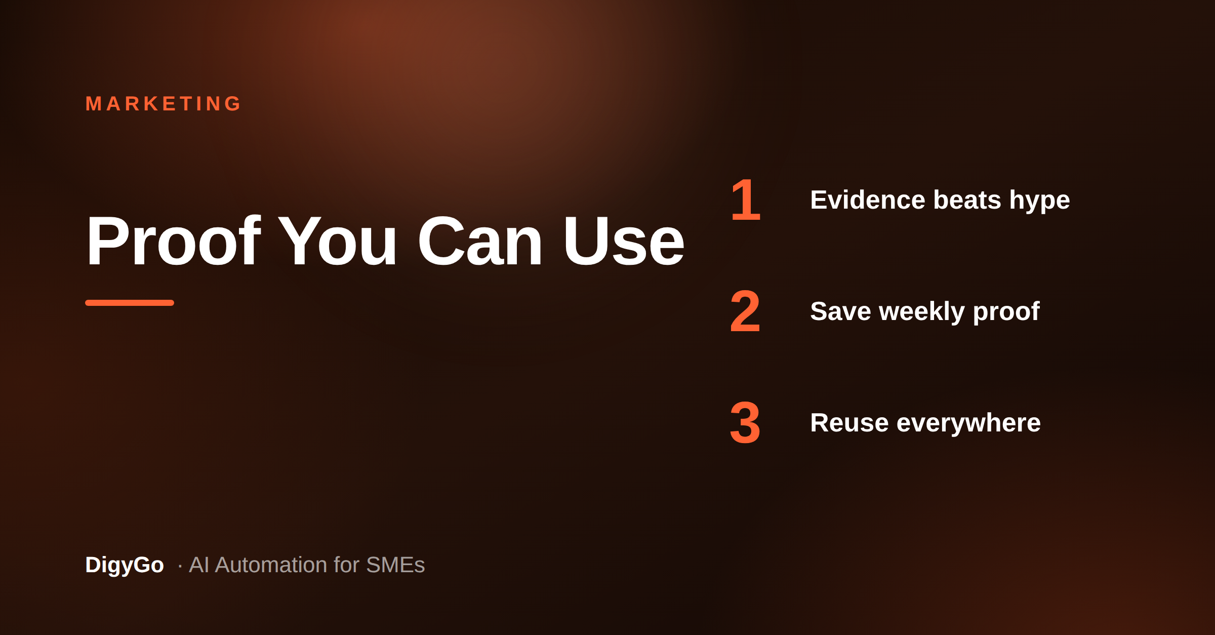 How SMEs Can Build a Proof Library That Makes Brand Messaging Easier to Believe