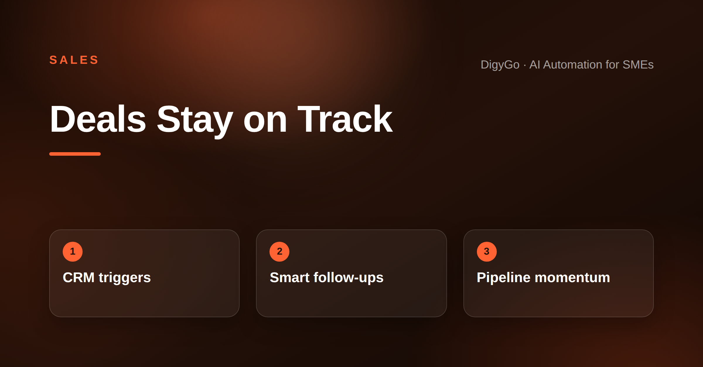 Deals Stay on Track