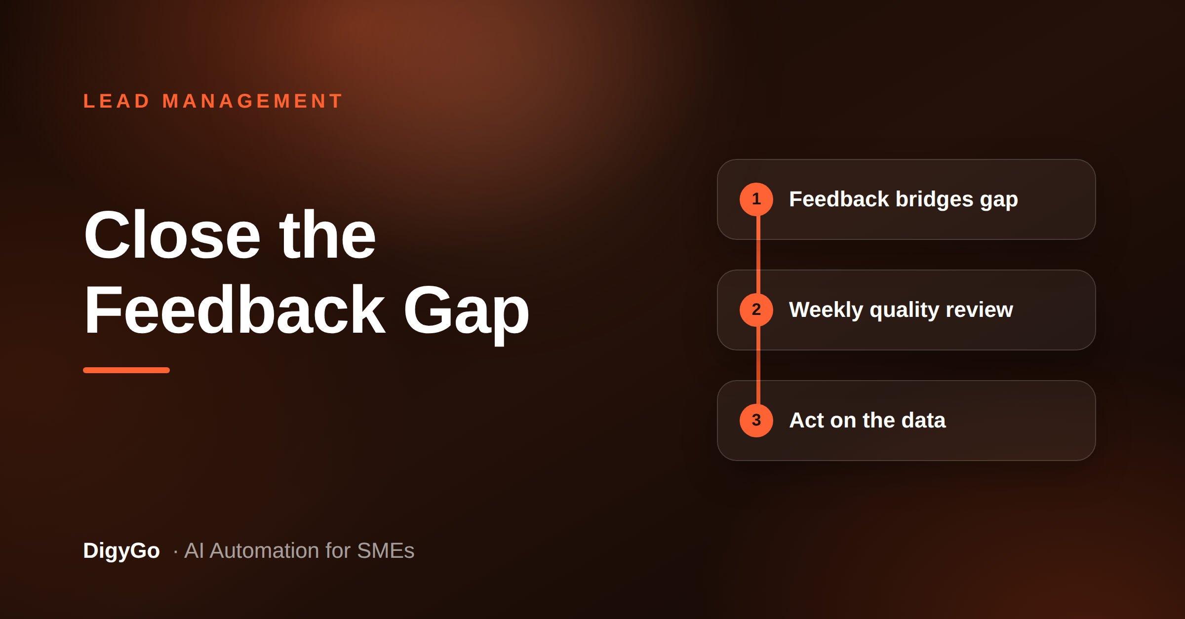 Close the Feedback Gap