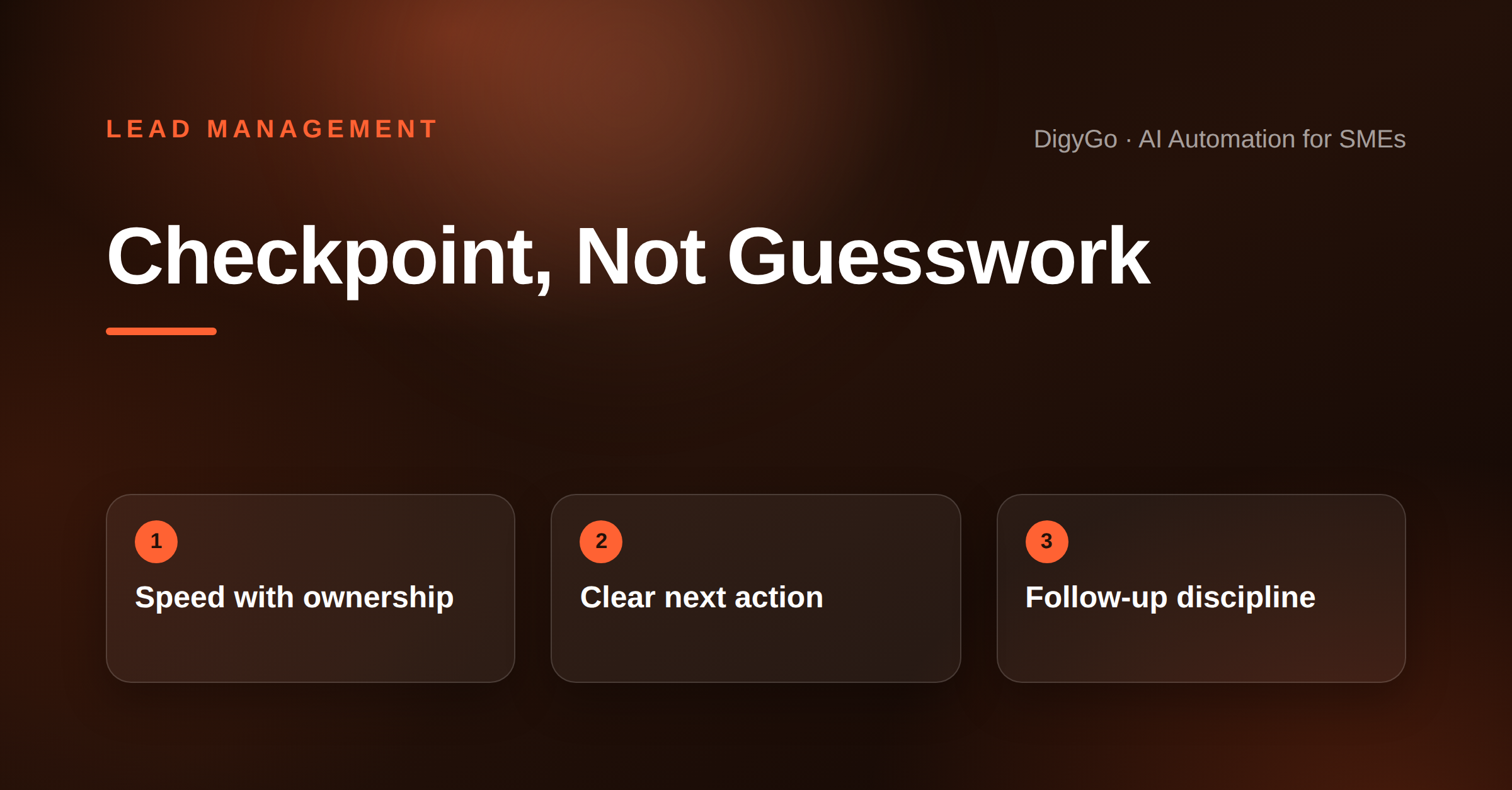 How a Lead Response Checkpoint Stops Hot Enquiries from Fading After the First Reply