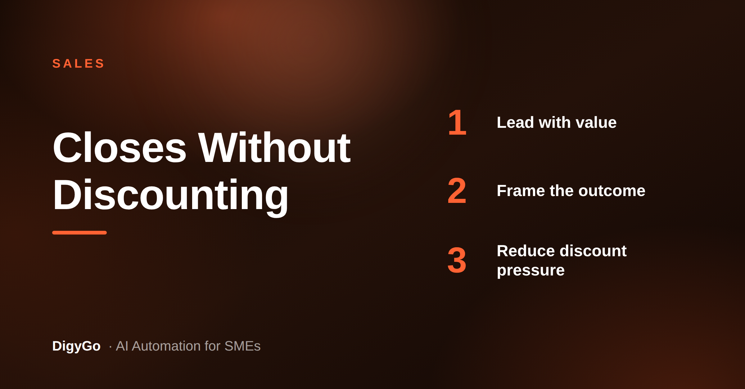How to Structure an Offer That Closes Sales Without Discounting