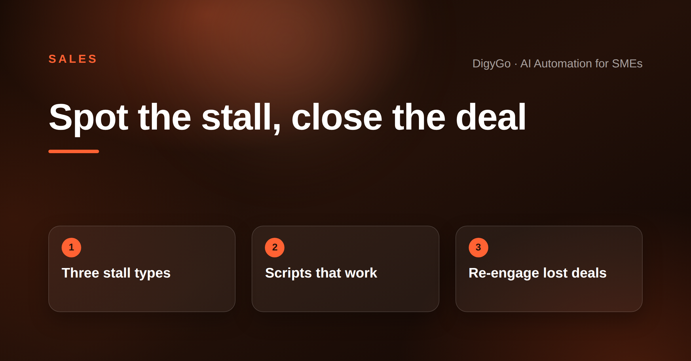 How to Know When an SME Buyer Is Stalling (and Exactly What to Say to Unblock the Deal)
