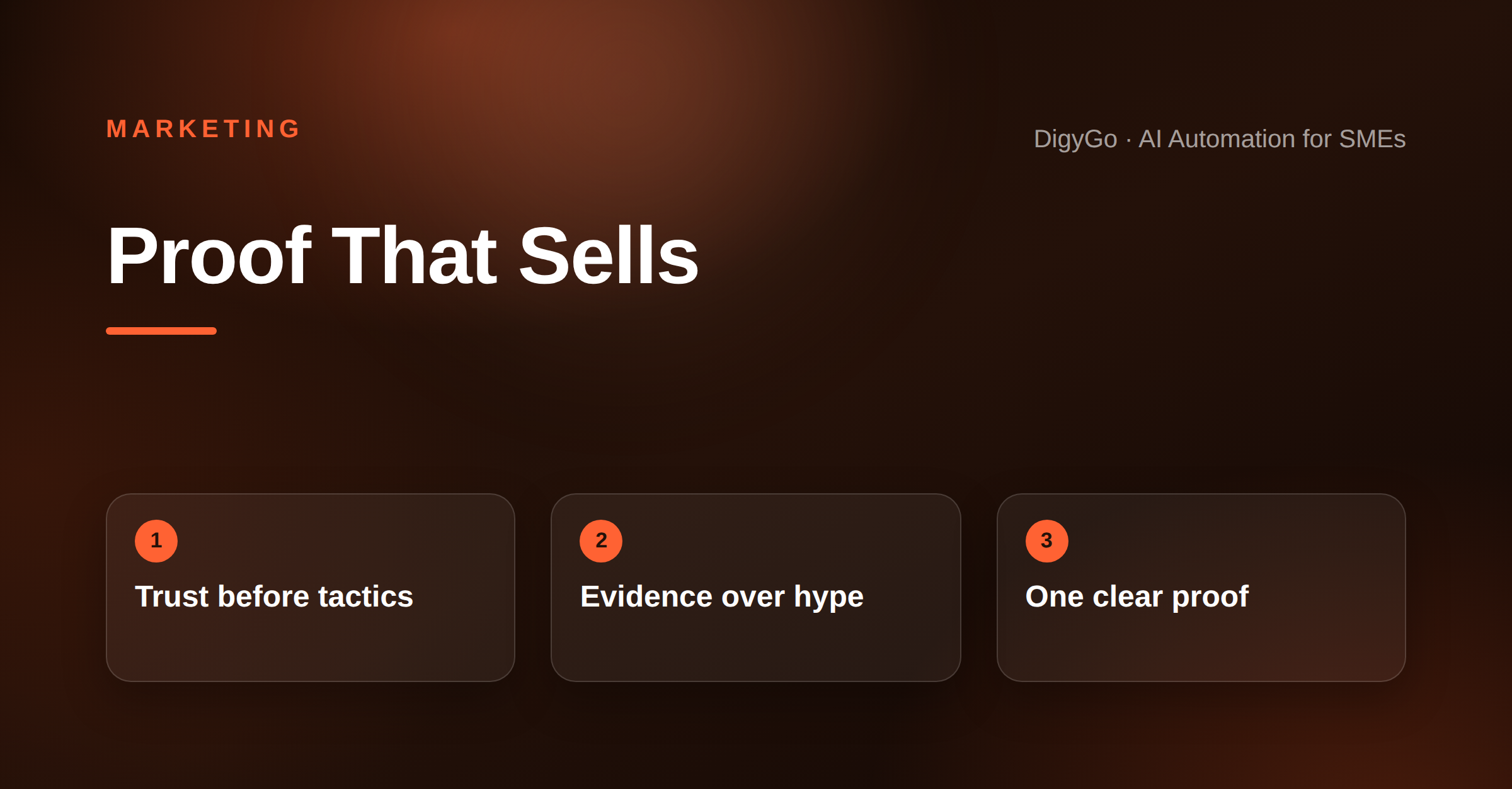 Why Proof Beats Big Claims in SME Marketing